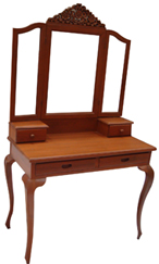 Teak dressing table set