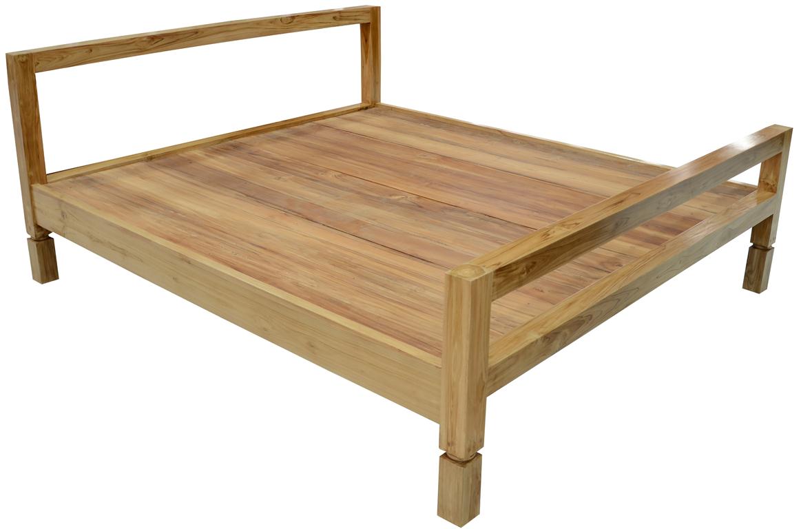 เตียงไม้สักโมเดิล